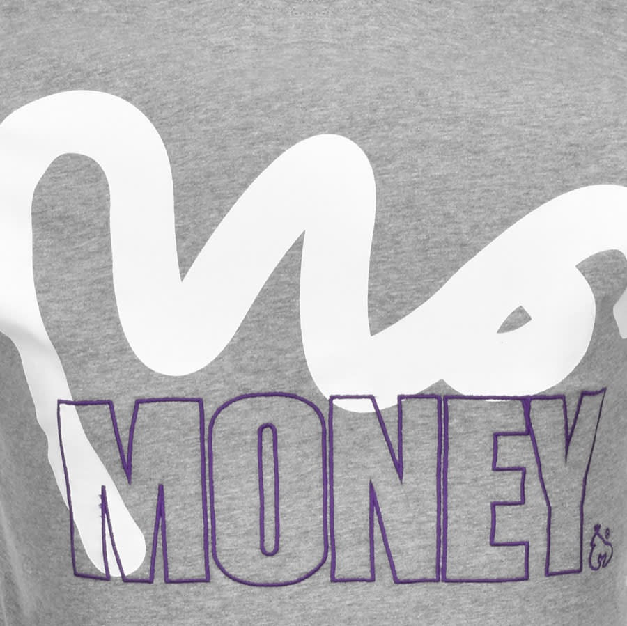 Alternative Image for ProductMoney Crew Neck Logo T Shirt Grey3